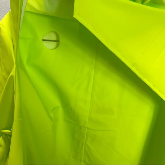 Rains Unisex Storm Breaker Reflective Digital Lime Jacket Large - Picture 3 of 16